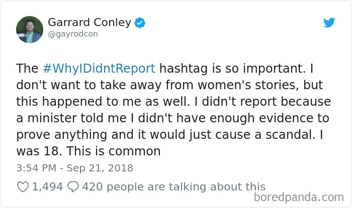Trump Asks “Why Didn’t They Call The FBI 36 Years Ago?” Gets Shut Down With #WhyIDidntReport Tweets