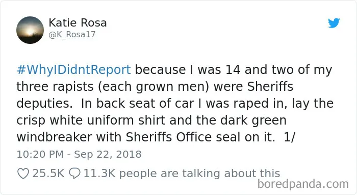 Trump Asks “Why Didn’t They Call The FBI 36 Years Ago?” Gets Shut Down With #WhyIDidntReport Tweets