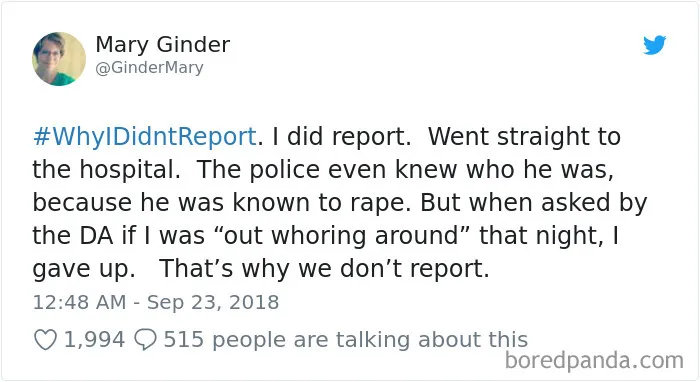 Trump Asks “Why Didn’t They Call The FBI 36 Years Ago?” Gets Shut Down With #WhyIDidntReport Tweets