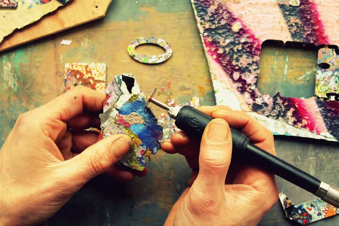 A Life Size Spray Paint Can Made Out Of Actual Solid Graffiti.