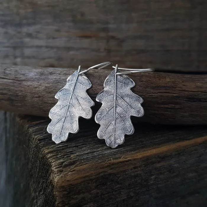 I Make Leaf Jewelry From Sterling Silver