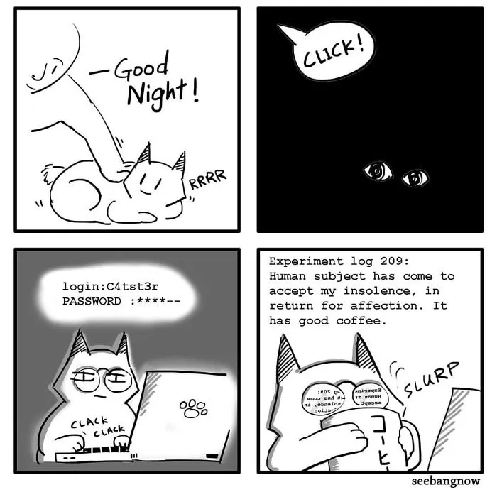 30 Comics About Death, Dogs, Cats And Me