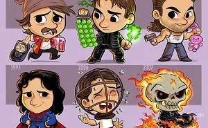 Artist Illustrates The Evolution Of Pop Culture Icons, And The Result Is Too Cute