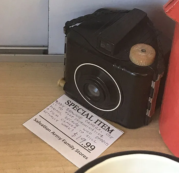 Baby Brownie Camera. Use It To Take Incriminating Photos, Because Who Expects A Film Camera To Still Actually Work?