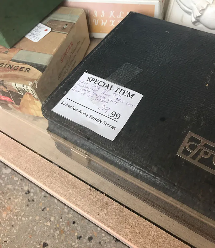 Nifty Case Of Old Silverware That Looks Like It Could Contain Some Form Of Spy Gadget