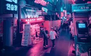 I Shoot Rainy Photos Of Seoul With My Phone