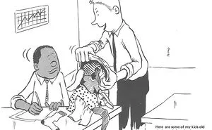 This Black Guy Drew What It Was Like Being The Only Black Man In A White Office In The 60s, And It's Worse Than You Think