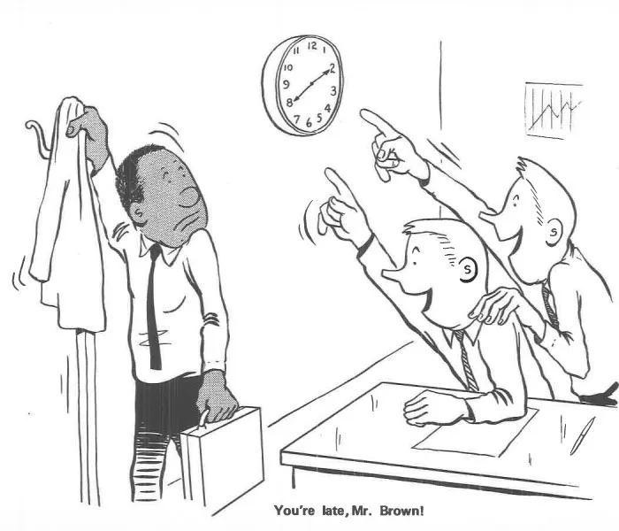 You're Late, Mr. Brown!