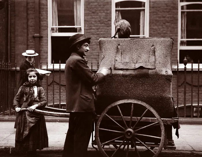 Organ Grinder And Daughter, London