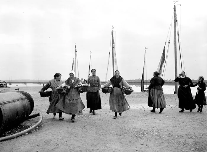 Group Of Women On The Shore, France