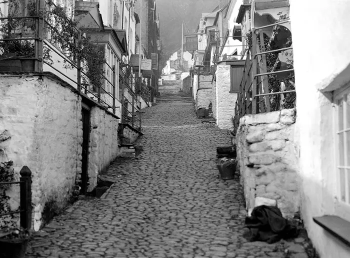 Steep Street, Clovelly, Devon, England