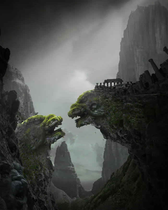 Artist Creates Surreal Landscapes That Balances Between Nature And Another Dimension