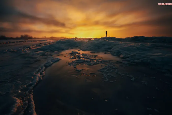 Bolderaja Beach In Winter