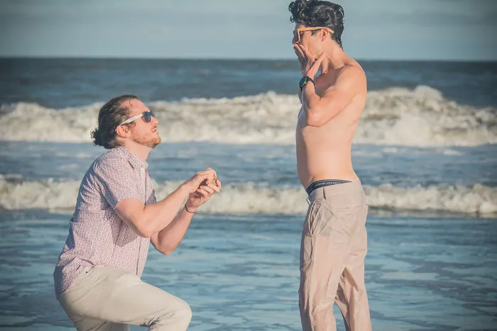 An Unexpected Beach Proposal