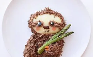To Make My Son Eat Healthy Food, I Turn It Into His Favorite Cartoons (New Pics)