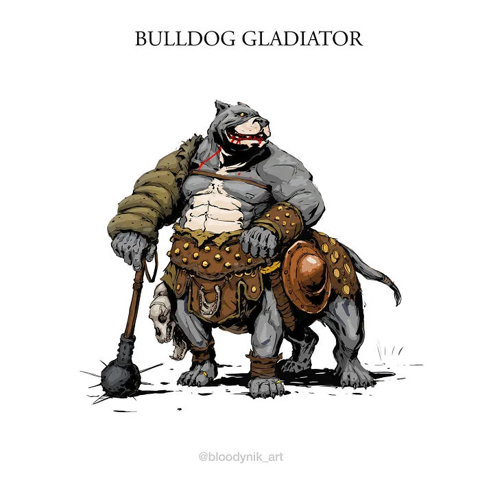 I Created Battle Dogs From Different Dog Breeds, And Here's The Result