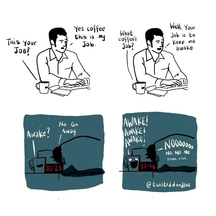 Coffee Helps  You Stay Awake