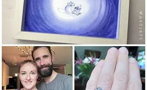 My Painting Helped Him Propose To The Love Of His Life!