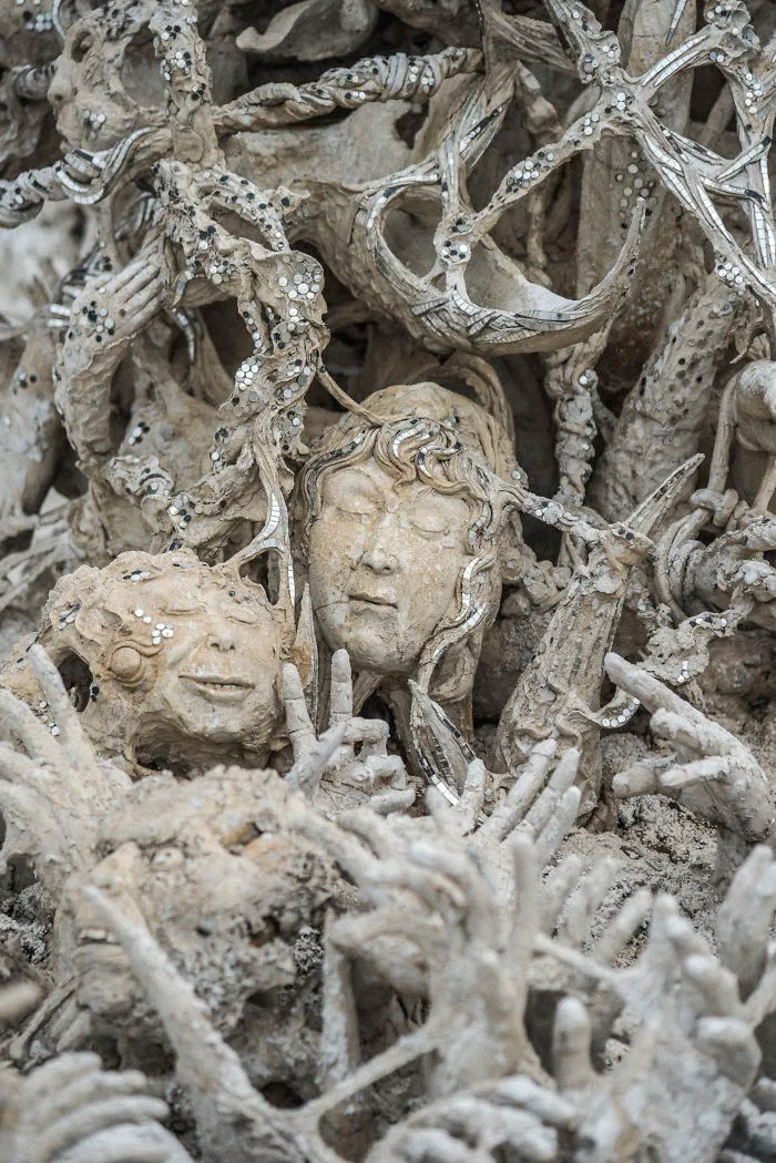 This White Temple In Thailand Is Both Heaven And Hell