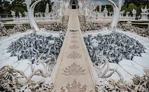 This White Temple In Thailand Is Both Heaven And Hell