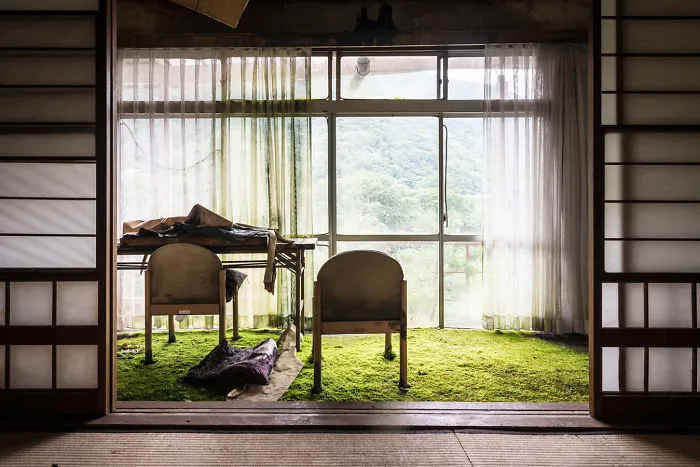 Abandoned Hotel Overgrown By Nature