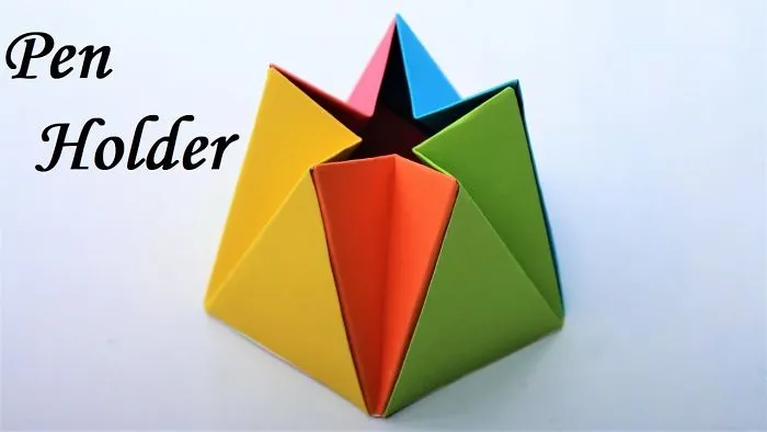 Craft: How To Make A Paper Box Easy | Pen Holder | Best Pen Holder | Unique Pen Holder