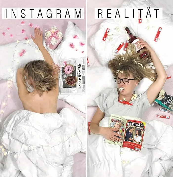 Instagram vs. Reality: German Artist Makes Fun Of Those Perfect Instagram Photos