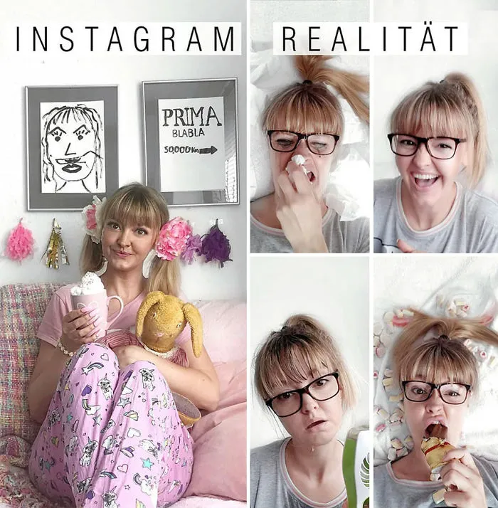 Instagram vs. Reality: German Artist Makes Fun Of Those Perfect Instagram Photos