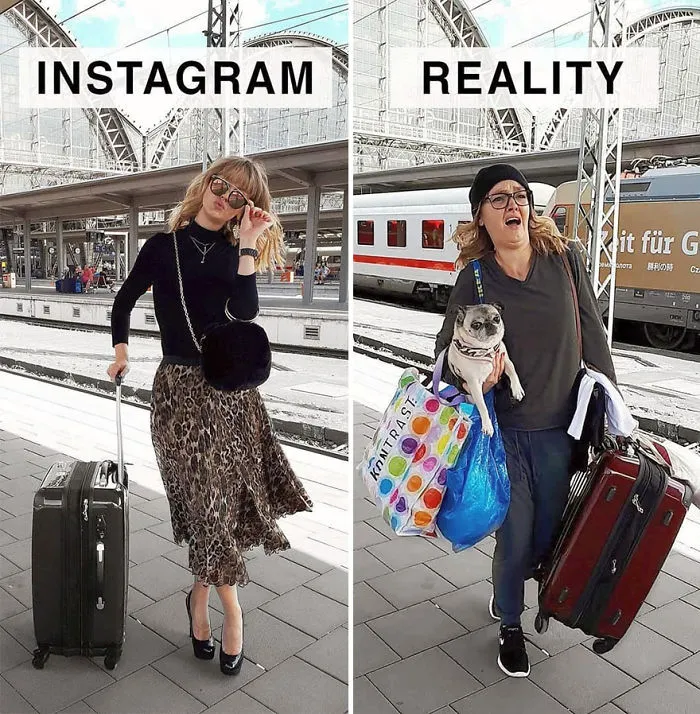 Instagram vs. Reality: German Artist Makes Fun Of Those Perfect Instagram Photos
