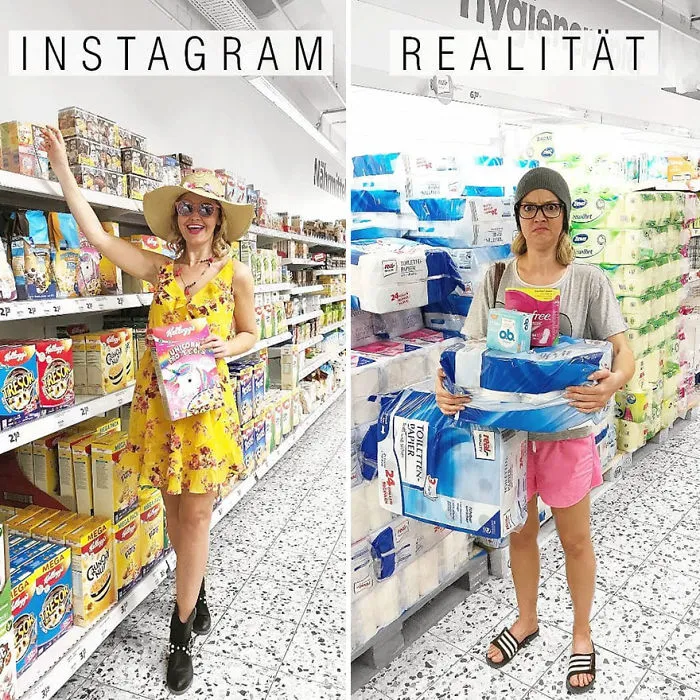 Instagram vs. Reality: German Artist Makes Fun Of Those Perfect Instagram Photos