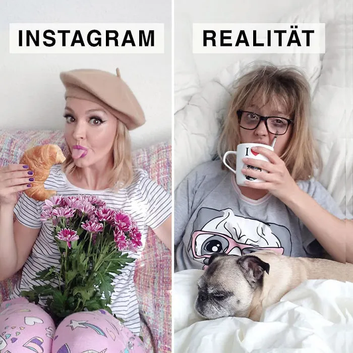 Instagram vs. Reality: German Artist Makes Fun Of Those Perfect Instagram Photos