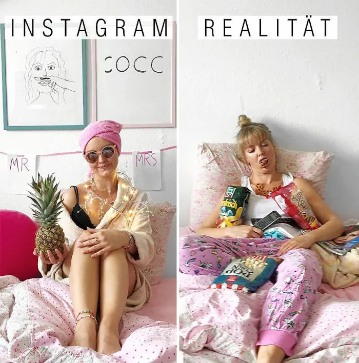 Instagram vs. Reality: German Artist Makes Fun Of Those Perfect Instagram Photos
