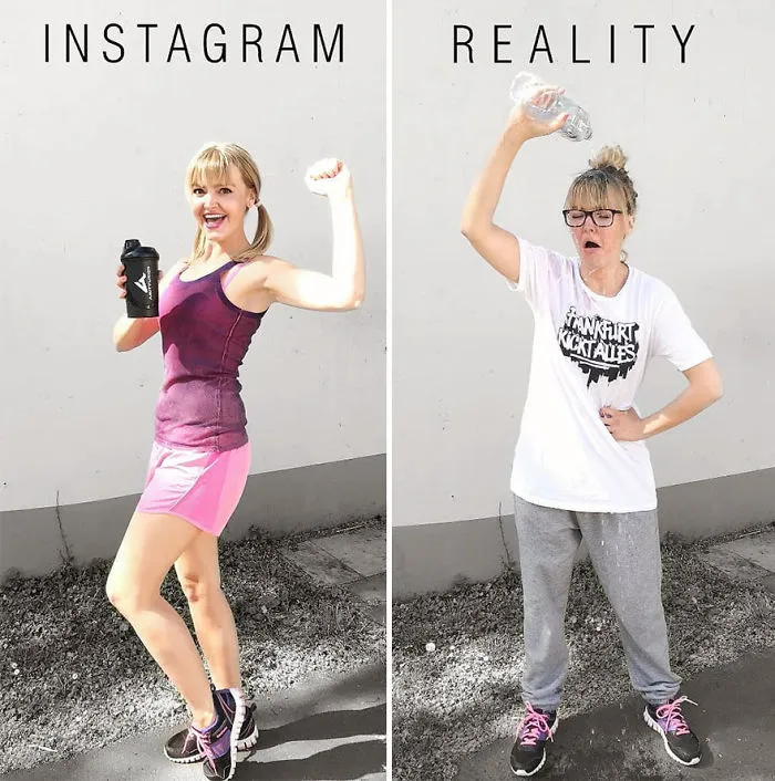 Instagram vs. Reality: German Artist Makes Fun Of Those Perfect Instagram Photos