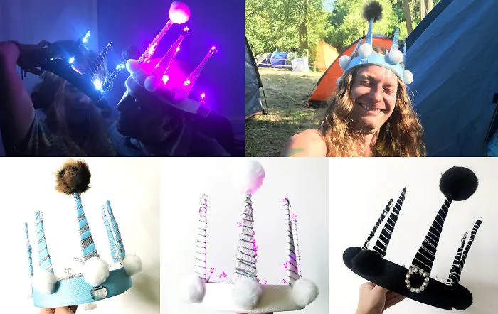 I Create Awesome Led Light-Up Crowns For Fancy Dress And Festivals