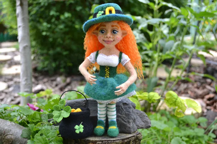 I Make Needle Felted Dolls Out Of Sheep's Wool