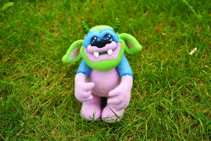 I Make Needle Felted Dolls Out Of Sheep's Wool
