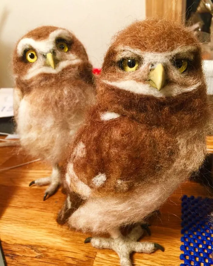 I Needle Felt Wool Sculptures Of Wildlife, Trying To Capture The Individual Character Of Each Animal (30 New Pics)