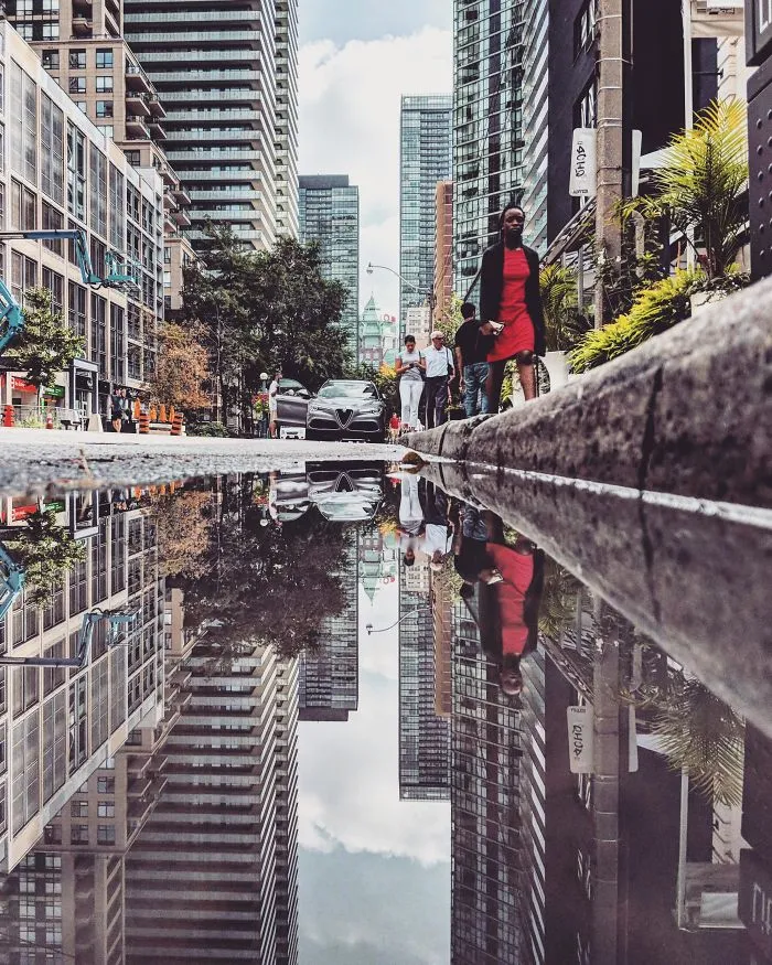 I Travel To Parallel Worlds Of Puddles With My Smartphone