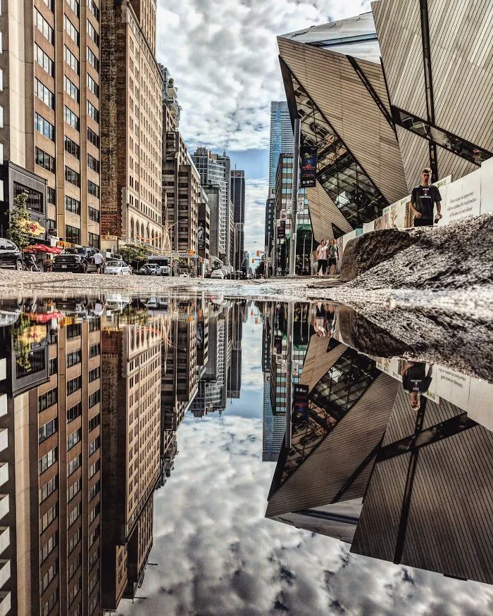 I Travel To Parallel Worlds Of Puddles With My Smartphone