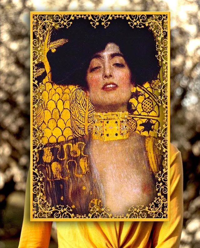Art Frame Design Portraits Imagine Female Characters In Classical Art In Our Contemporary World