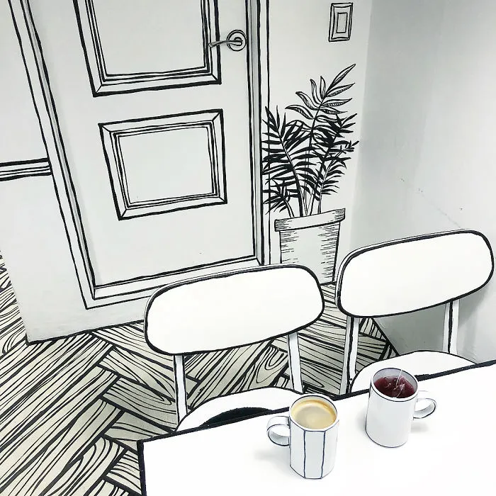 This Unusual Café In Seoul Will Make You Feel Like You Walked Into A Cartoon