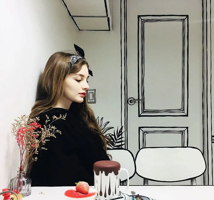 This Unusual Café In Seoul Will Make You Feel Like You Walked Into A Cartoon