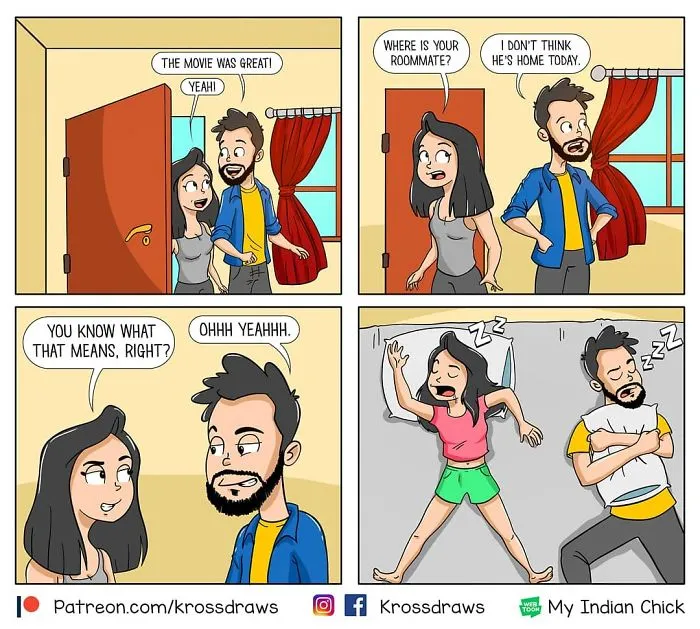 Illustrator Shows The Hilarious Side Of Living With His Girlfriend In 39 Comics