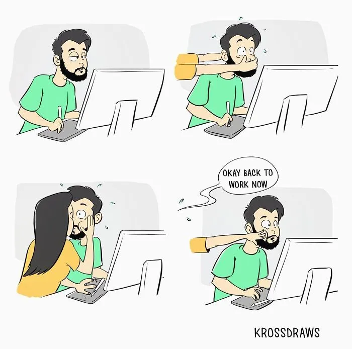 Illustrator Shows The Hilarious Side Of Living With His Girlfriend In 39 Comics