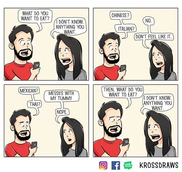 Illustrator Shows The Hilarious Side Of Living With His Girlfriend In 39 Comics
