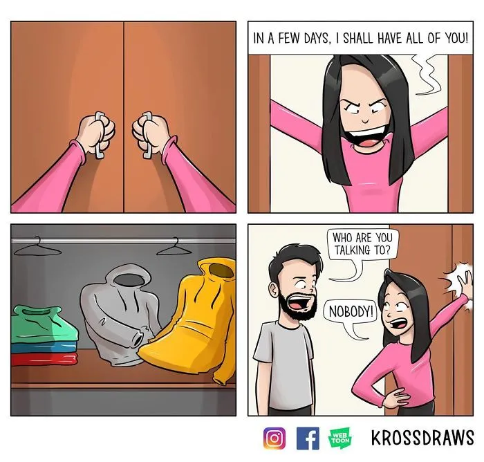 Illustrator Shows The Hilarious Side Of Living With His Girlfriend In 39 Comics