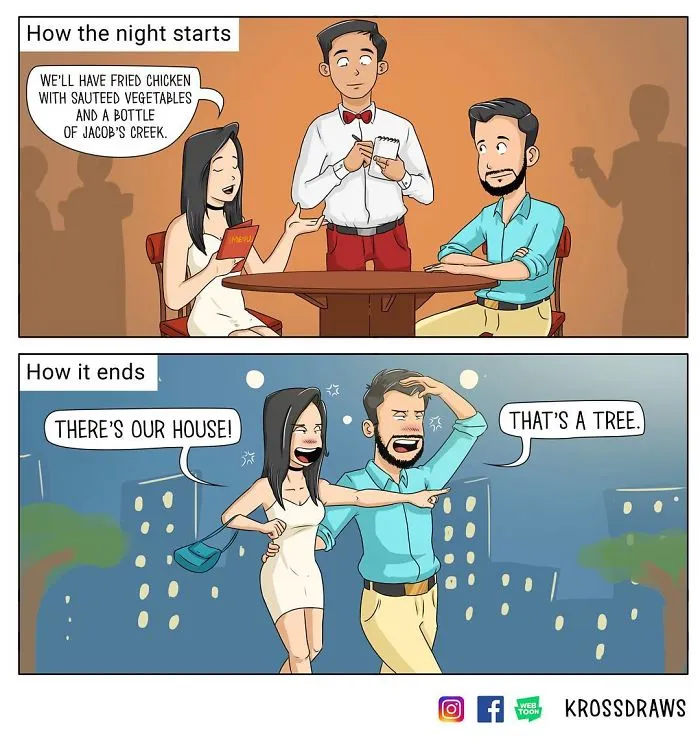 Illustrator Shows The Hilarious Side Of Living With His Girlfriend In 39 Comics