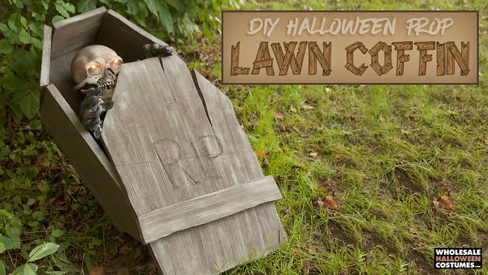 Diy Lawn Coffin Halloween Prop