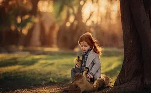 A Glimpse Into Childs Souls Using  Magical Light.