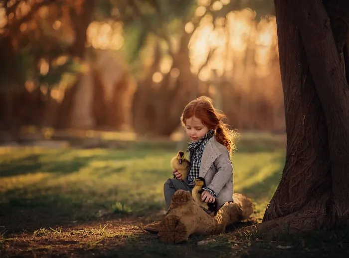 A Glimpse Into Childs Souls Using  Magical Light.